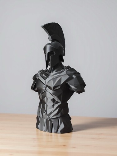 Busto guerriero spartano