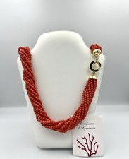 Collana Torchon Corallo Rosso