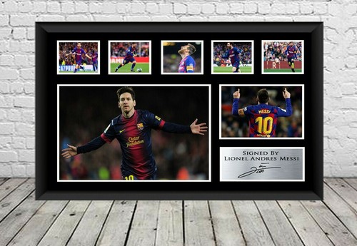 Poster firmato lionel messi - poster,