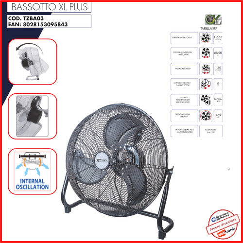 Ventilatore pavimento - da,