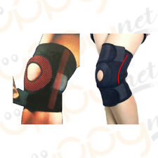 TUTORE GINOCCHIERA ORTOPEDICA REGOLABILE ASTE RIGIDE LATERALI FASCIA GINOCCHIO