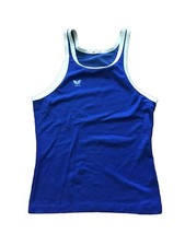 ERIMA VINTAGE Maglia Canotta Corsa Tank Top Running Jersey Atletica Vest anni 80