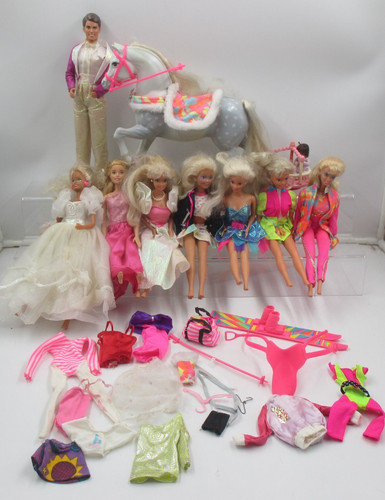 Lotto lavoro barbie ken cindy - barbie,