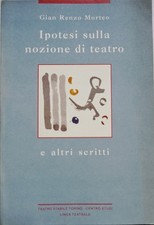 Libro Ipotesi sulla nozione di