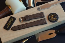 20 mm Cinturino artigianale cuoio pull up Vintage sgancio rapido Handmade Strap