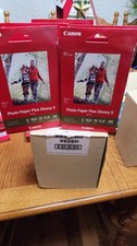Lotto di 5 carte fotografiche Canon PP-301 più lucide II 4x6 pollici 100 fogli 500 sfuse