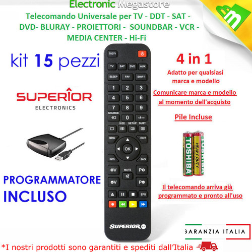 Kyt pezzi di telecomandi - di,