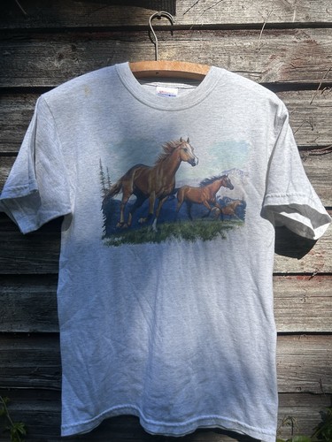 Maglietta cavallo vintage - ,