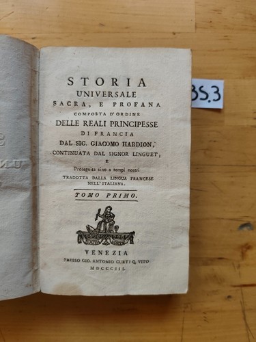 Storia universale sacra - , e