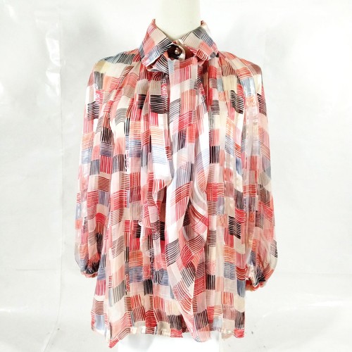 Sciarpa sciarpa blusa seta