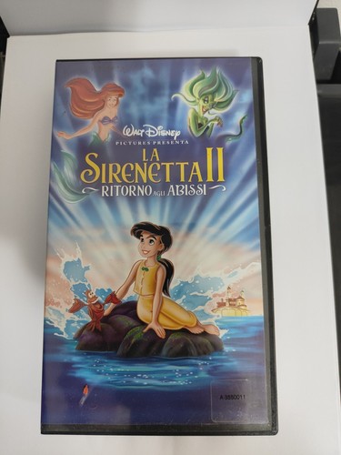 Vhs walt disney sirenetta - disney,