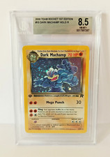2000 Pokemon Dark Machamp 10/82 1st Edition Holo Team Rocket BGS 8.5