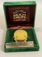 Profumo vintage David Webb per Revlon Moon Drops Frog Wax nella scatola originale