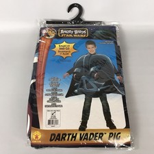 Costume ANGRY BIRDS Star Wars Darth Vader Pig bambino taglia unica 3D schiuma rubini NUOVO