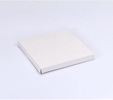 50 PZ Pelle Bianco 10X10X1Cm