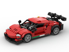 MOC LEGO Auto: Ferrari 296 gt3