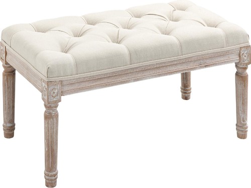 Panca fondo letto gambe legno - panca,