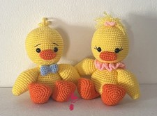 Pulcino amigurumi, uncinetto