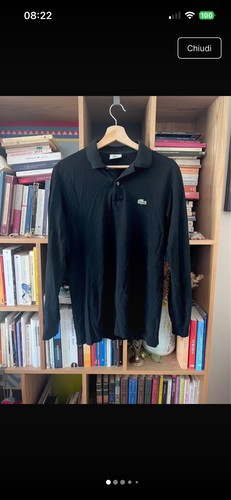 Lacoste black polo devanlay - black,