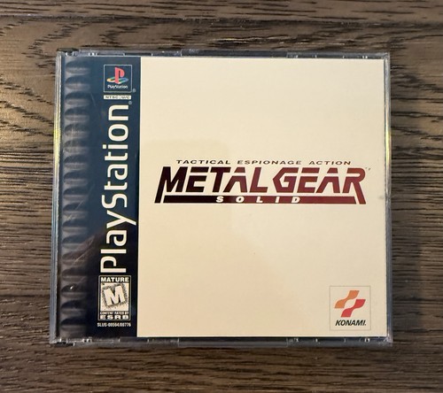 Metal gear solid ps1 black - ps1,
