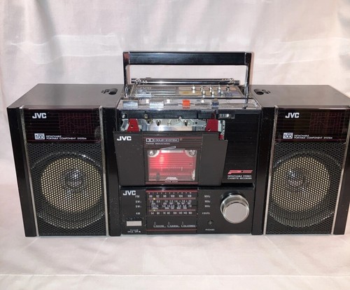 Vintage jvc rm100jw boombox - vintage, pc-rm100jw