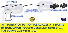 Barre Portatutto- Portapacchi- Portabagagli per FIAT Ducato dal 07/2006>