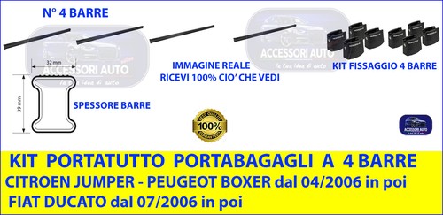 Barre portatutto portapacchi - barre, portapacchi-