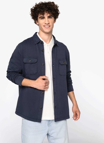 Camicia uomo lavata ecologica - camicia,