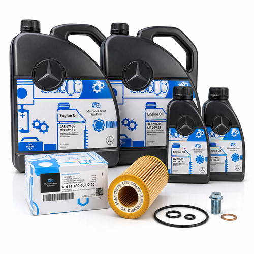 12l mercedes 5w30 olio - 12l,