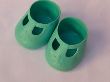 My child My love Mattel Doll Bambola Anni 80 - Scarpe Aqua Marine T-bar Shoes