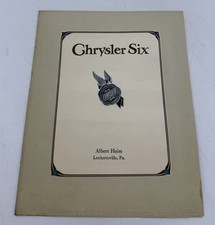 Chrysler 6 Brochure 1925 Roadster Berlina Royal Coupe Imperiale Ottima Originale