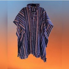 PONCHO UOMO PERUVIANO