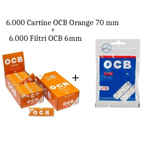 000 cartine ocb orange mm - 6.000,
