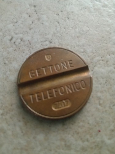Gettone telefonico numero - gettone,