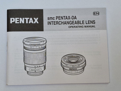 Pentax originale smc - smc, pentax-da