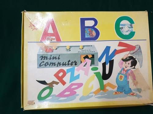 Vintage mini computer - computer, abc