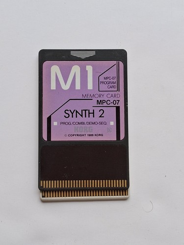 Korg memory cards - korg, m1