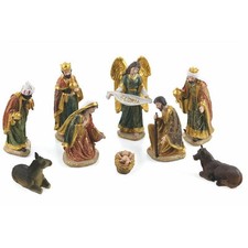 NATIVITÀ IN CERAMICA 9 PEZZI