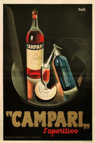 Campari poster pubblicità - campari,