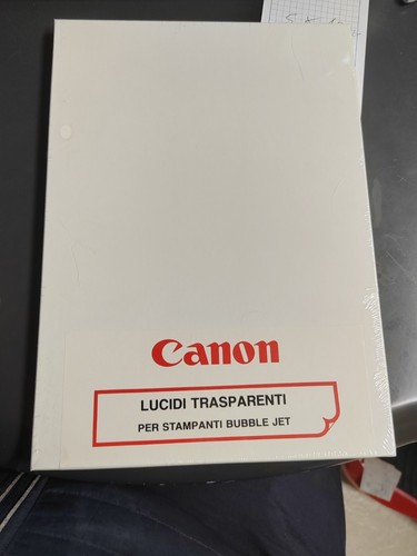 Canon lucidi trasparenti per - lucidi,