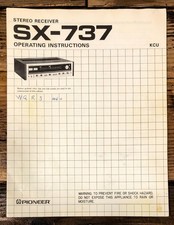 Pioneer SX-737 Ricevitore
