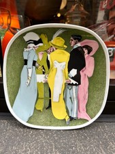 MARCELLO DUDOVICH Campari piatto pubblicitario Richard Ginori vintage