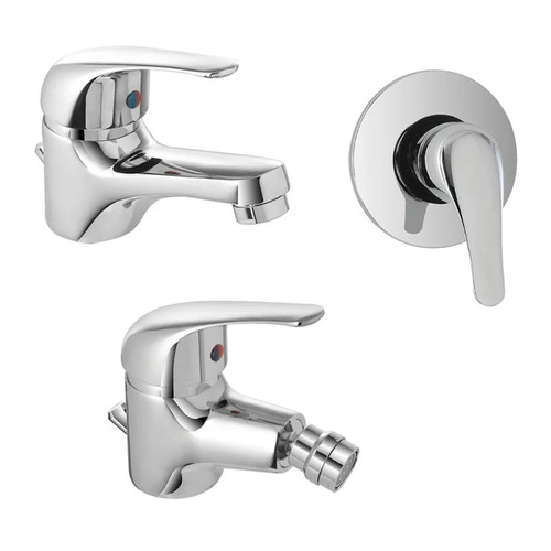 Set rubinetti lavabo - bidet, e
