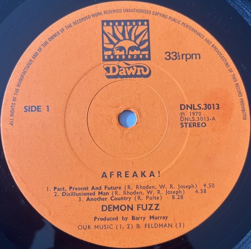 Demon fuzz afreaka lp - -,