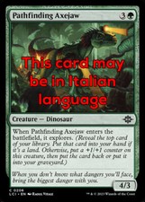 MTG 4x PATHFINDING AXEJAW EXC