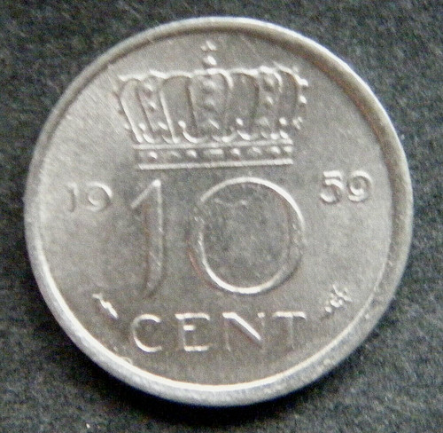 Olanda centesimi 1959 - 10, 1959,