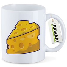 Tazza caffè formaggio fumetto