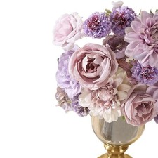 Scatola fiori finti in seta