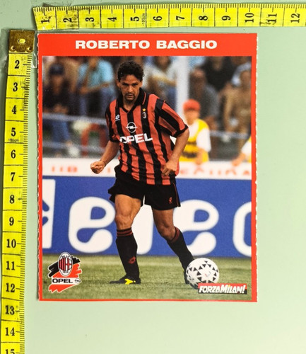 Cartolina roberto baggio - baggio, forza