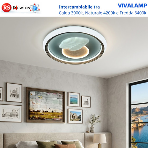 Plafoniera led bianca 72w - led,